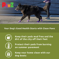 Protex PawZ botas para nieve, protección de patas en caminatas invernales.