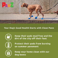 Protex PawZ: botas impermeables para nieve y barro, protegiendo las patas.