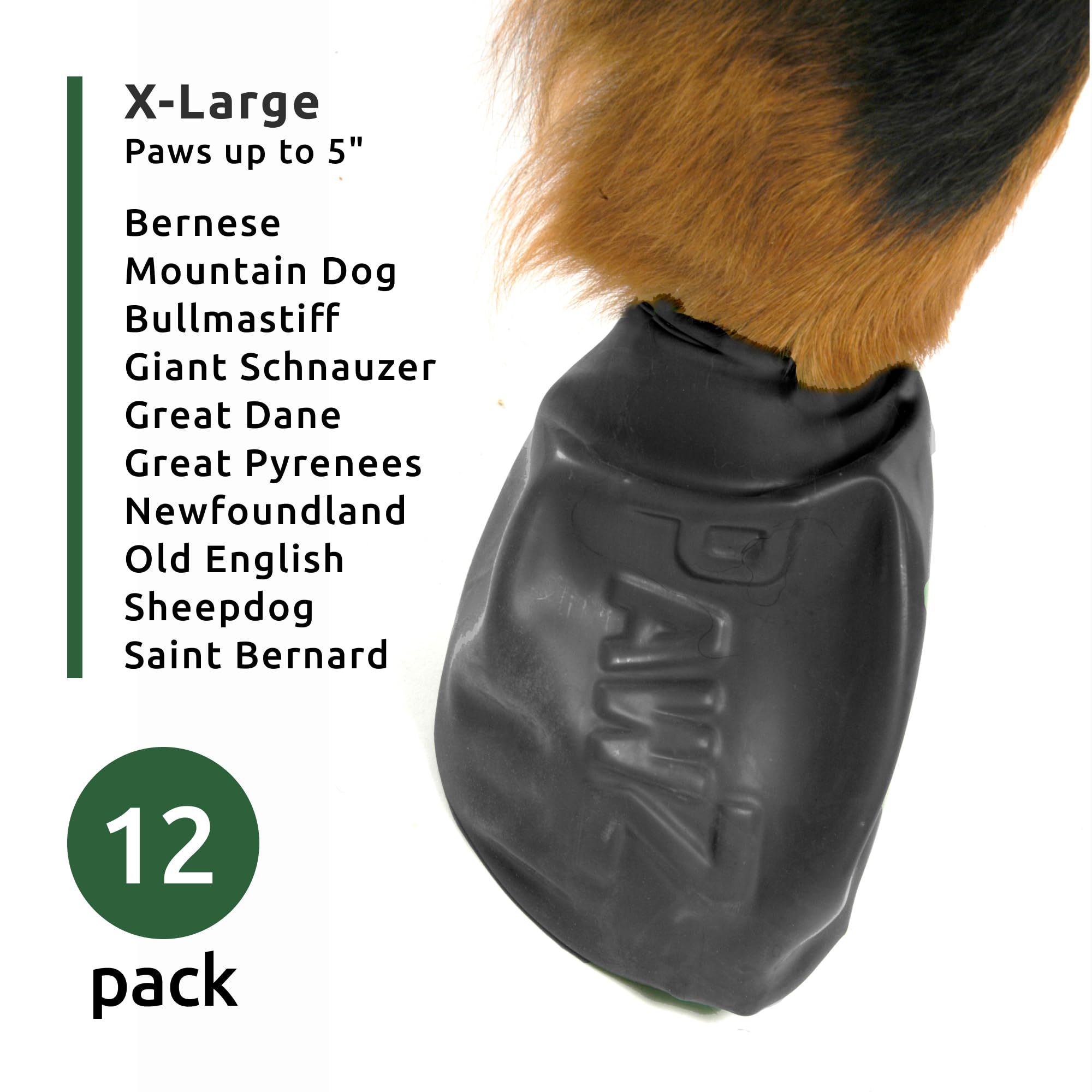 Protex PawZ botas de goma natural ofrecen tracción en superficies mojadas