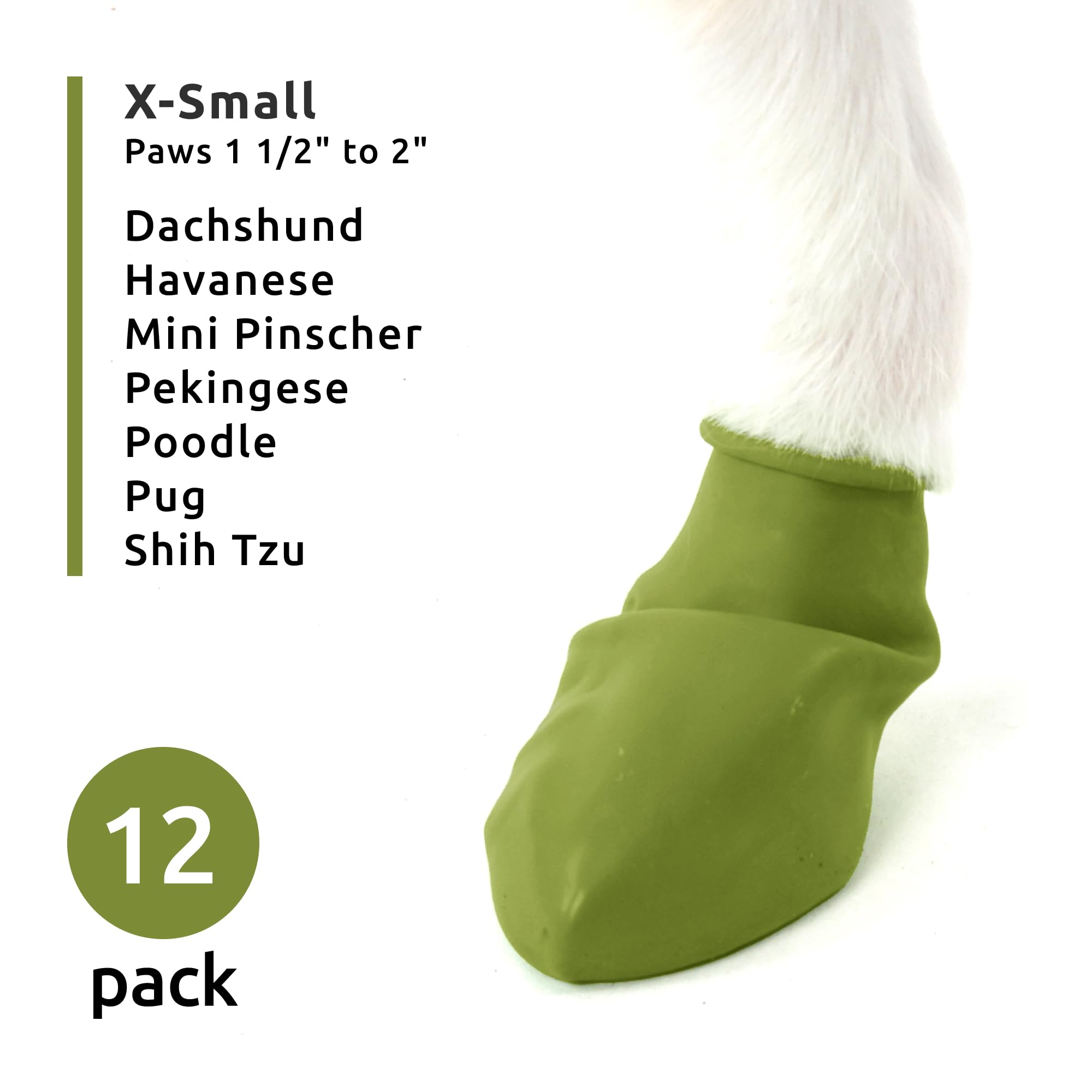 Protex PawZ botas antideslizantes para patitas en lluvia, mejor tracción