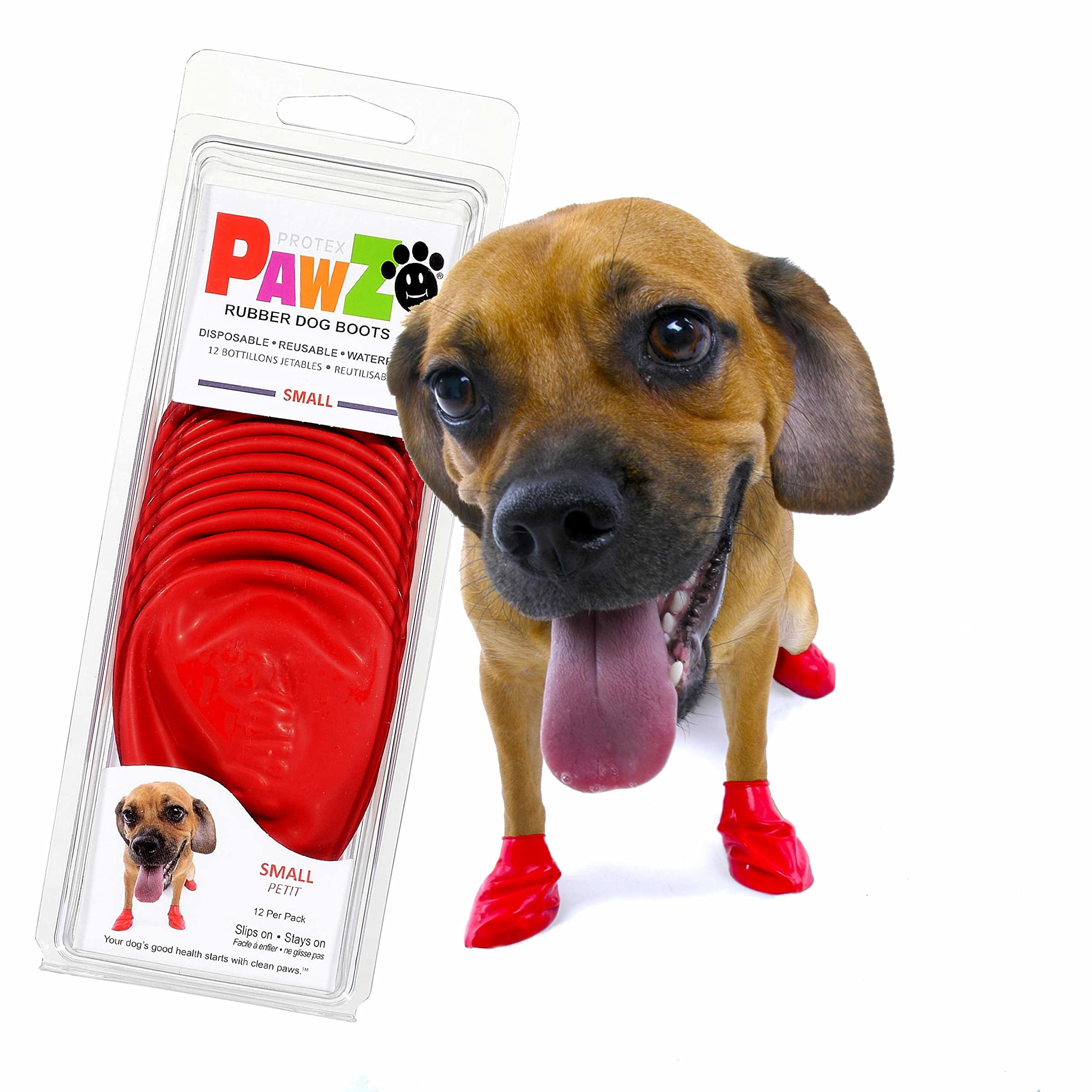 Botas Protex PawZ para patas pequeñas, impermeables para lluvia.