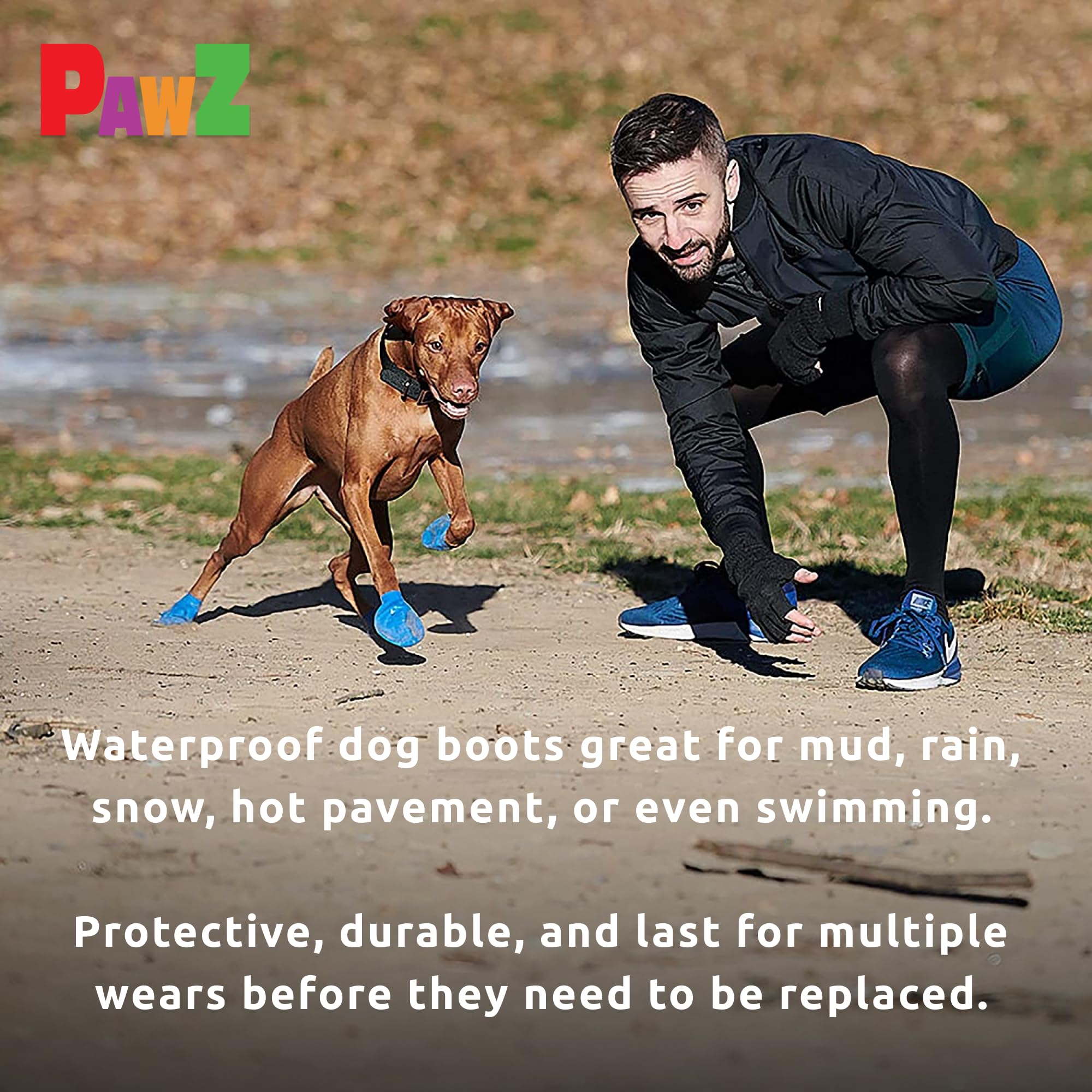 Botas de caucho natural Protex PawZ, mayor tracción.