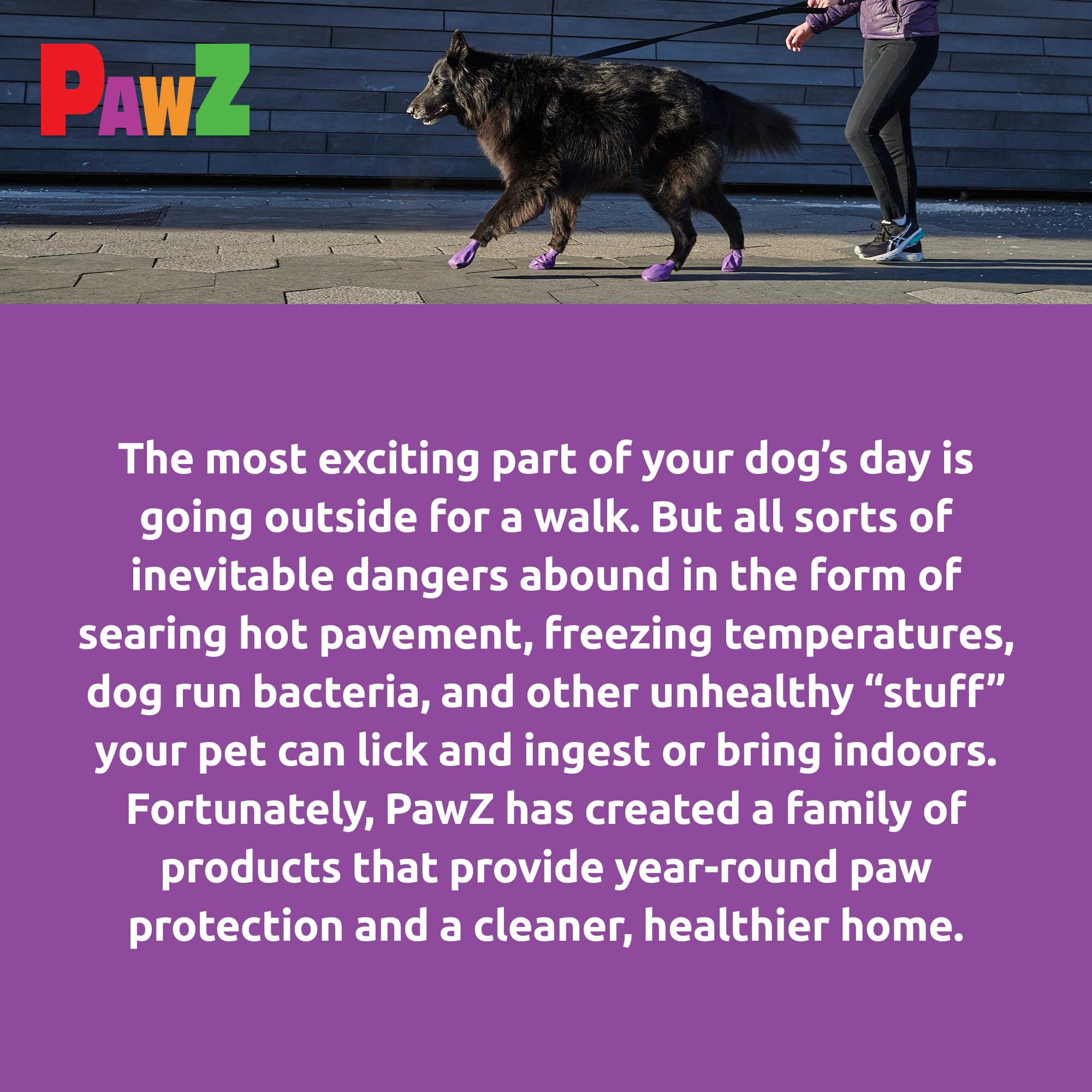 Mayor tracción en suelos húmedos con Protex PawZ.