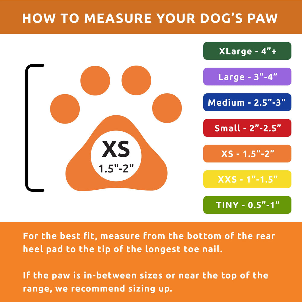 Diseño de colocación rápida Protex PawZ facilita ponérselas y quitárselas