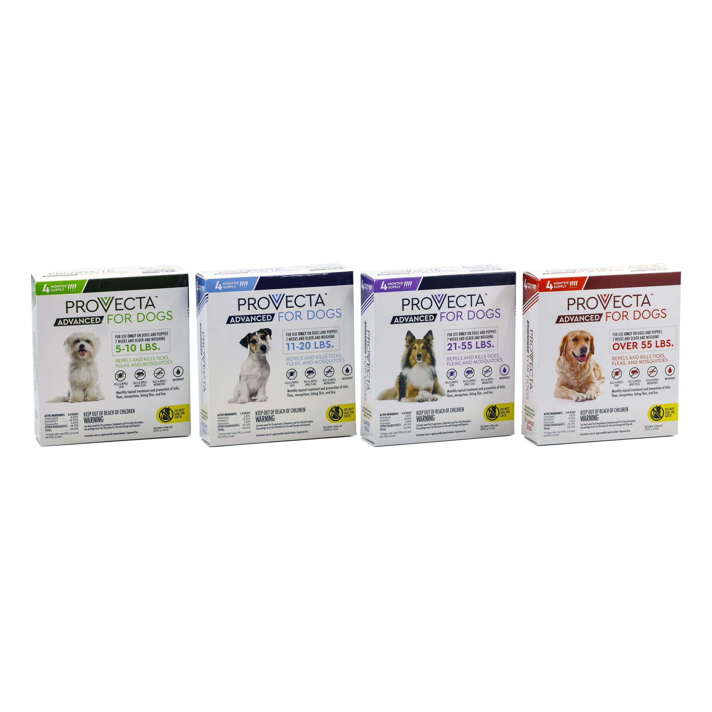 Provecta cuida el bienestar de perros grandes con protección continua.