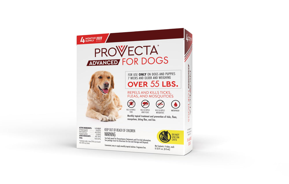 Provecta en un envase de 4 meses para perros grandes.