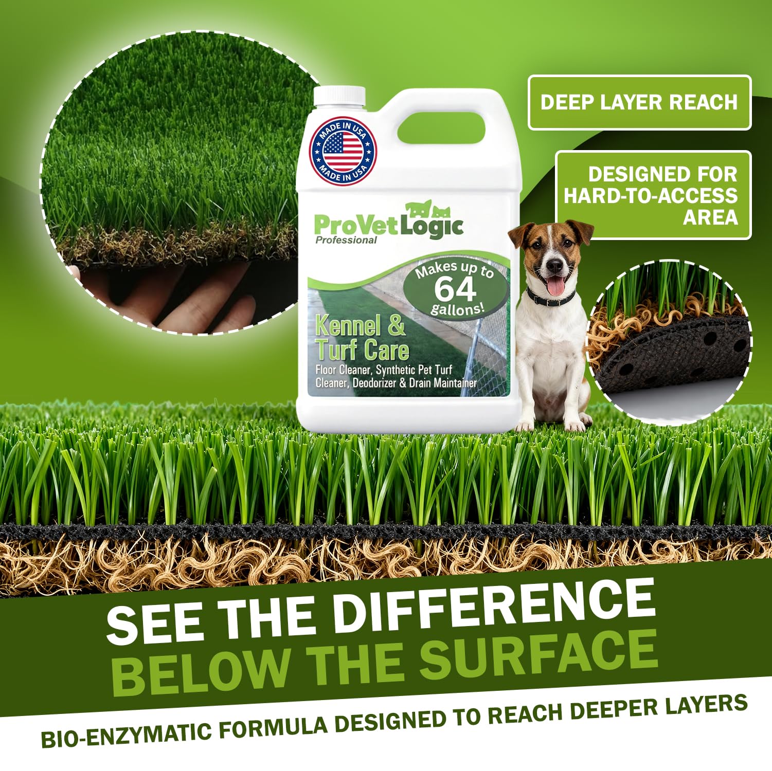 ProVetLogic producto ecológico Kennel, opción no tóxica para mascotas.