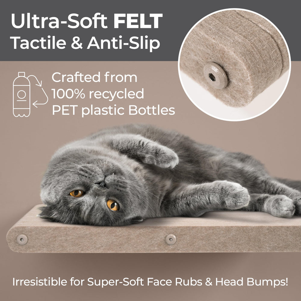 Pryde Pets hamaca flotante para gatos, perfecta para relajarse.
