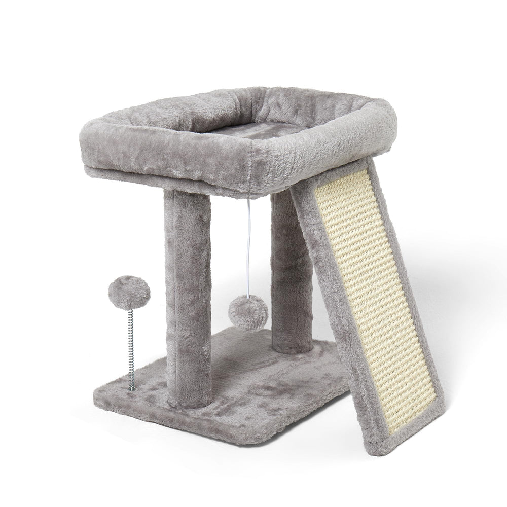 Psicway torre gatos pequena con plataforma superior para descanso y juego