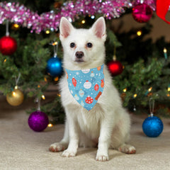 Bandana navidad PTDECOR de doble capa en poliéster, suave y transpirable