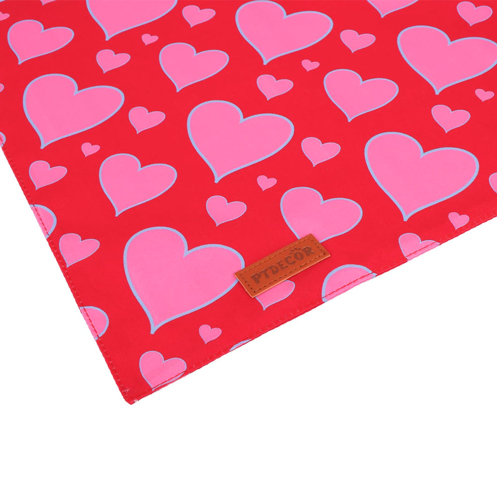 PTDECOR bandana de San Valentín para perros medianos y grandes, ajuste cómodo.