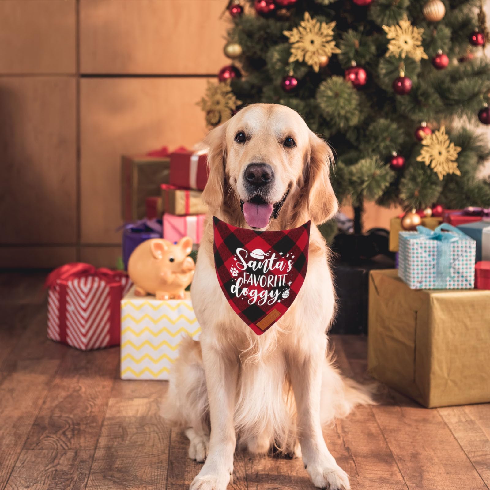 PTDECOR bandanas para perro, doble capa, durabilidad diaria