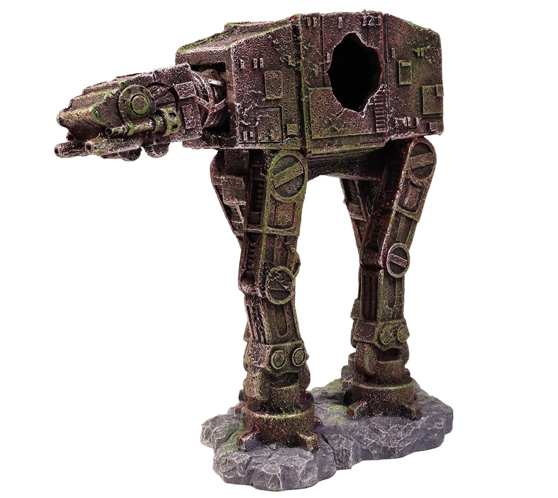 PTFJZ AT-AT: detalles guerras estelares para ambientar el acuario.