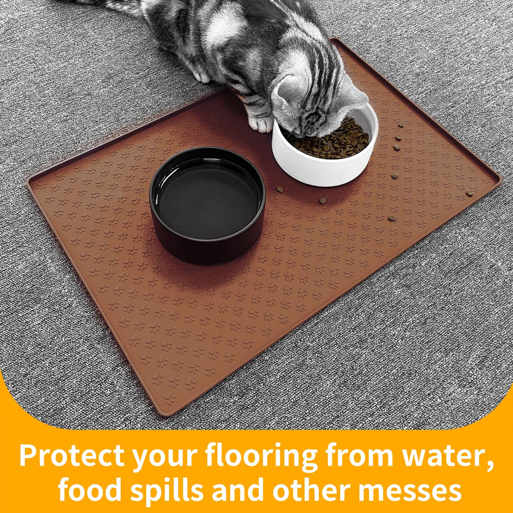 Ptlom alfombrilla protege el suelo y reduce manchas alrededor de la comida.
