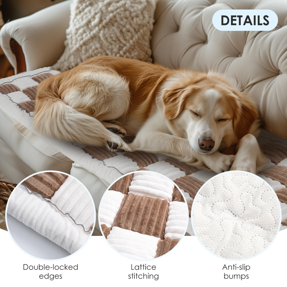 PulseFay funda para perro con patrón Cuadros, estilo moderno que realza la decoración