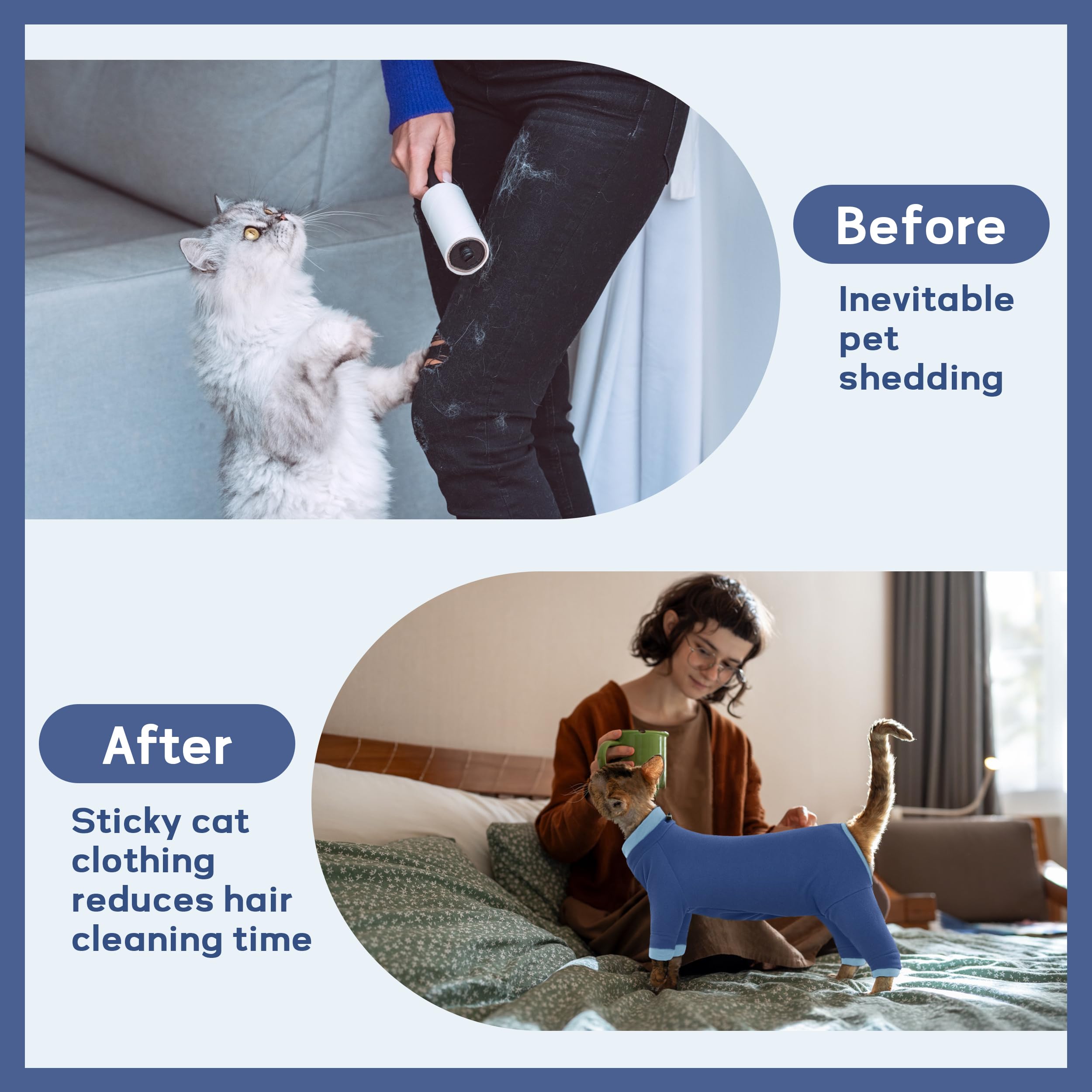 PUMYPOREITY suéter para gatos, ajuste cómodo y fácil de colocar.