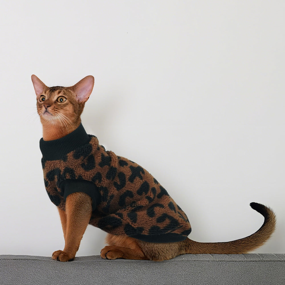 PUMYPOREITY sudadera-gato-tallas-disponibles, ofrece ajuste cómodo para distintas razas.