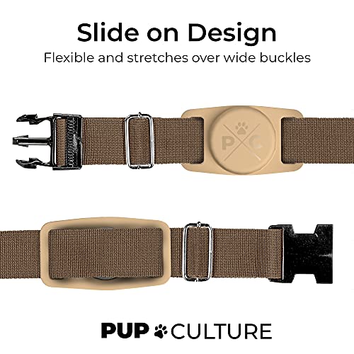 Pup Culture AirTag Collar: ajuste ergonómico para casi cualquier collar.