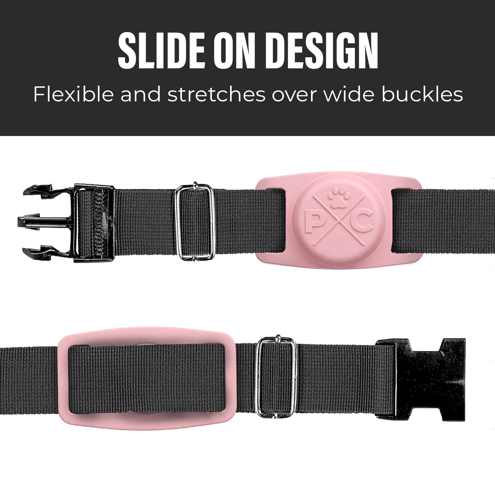 Ajuste ergonómico para distintos collares y colores