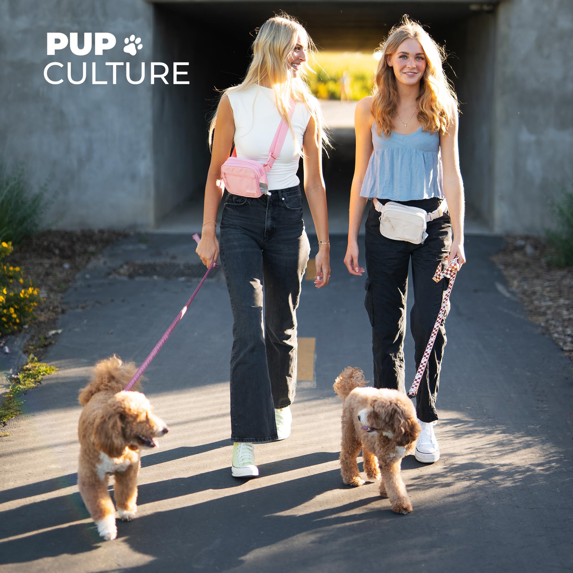 Pup Culture bolsa de golosinas para paseo diario, fácil de usar