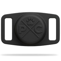 Funda Pup Culture para AirTag en collar de perro, resistente y segura.