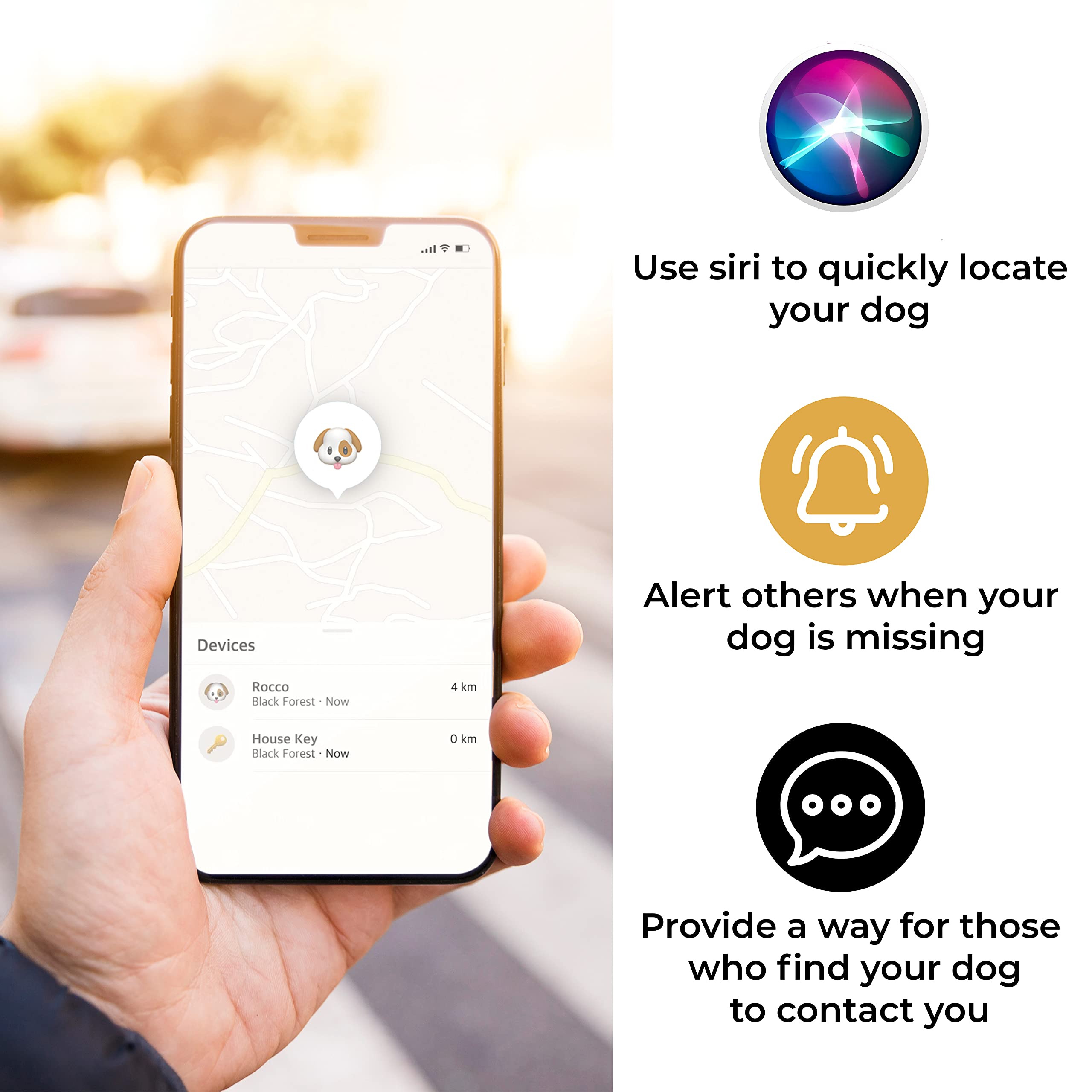 Pup Culture sin suscripciones mensuales, seguimiento con Mapas de Apple.