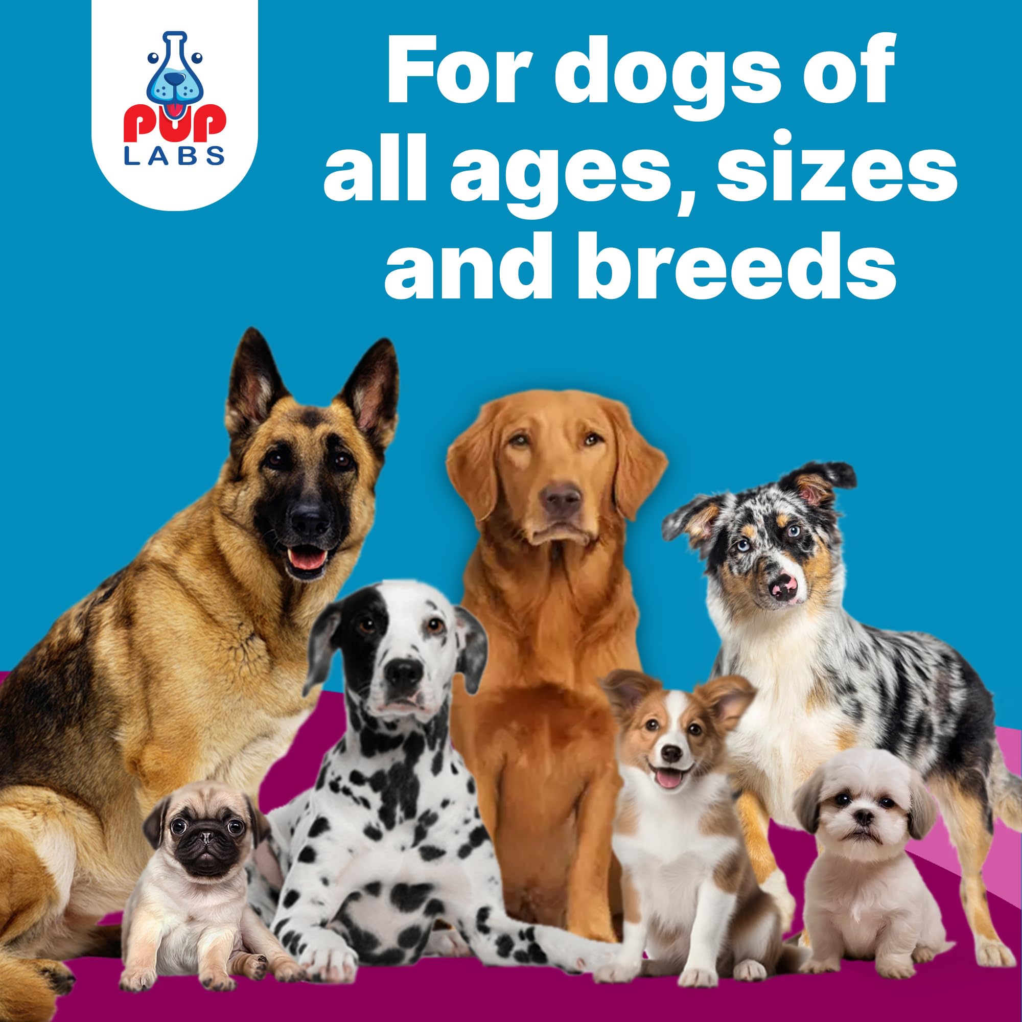 Aprobado por veterinarios para Pup Labs K9 Belly Bliss, seguridad y calidad.