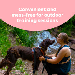 Bocado pequeño de Pupford en dedo, ideal para recompensas rápidas