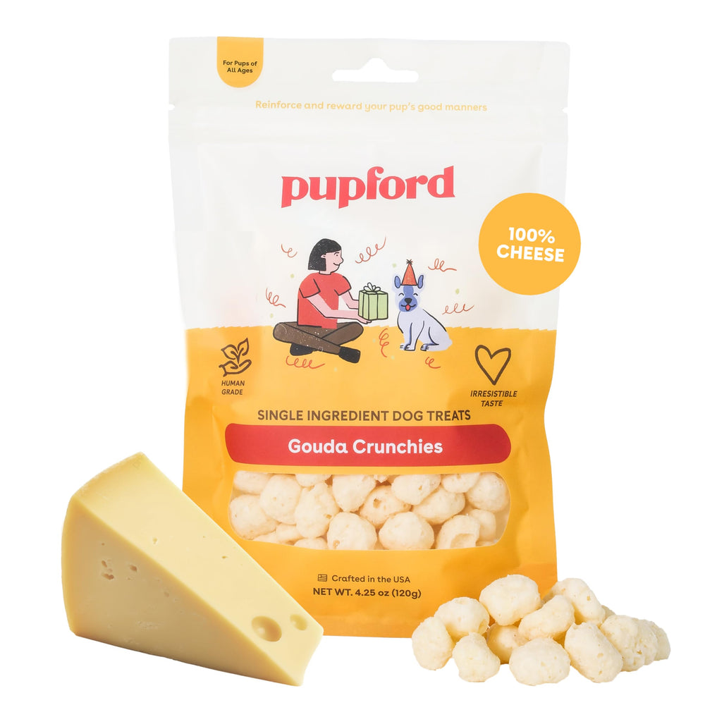 Premio de queso Pupford para perros, bolsa de 7,5 oz.