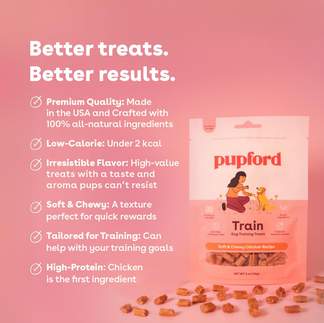 Pupford ingredientes naturales con pollo, opción simple y sabrosa para perros.