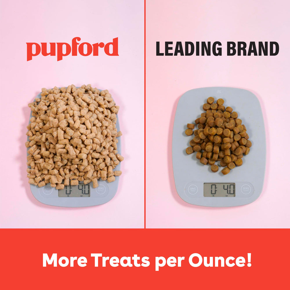 Sabores diversos de Pupford para perros exigentes.