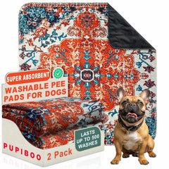 PUPIBOO almohadilla lavable para perros y gatos, absorción duradera para entrenamiento