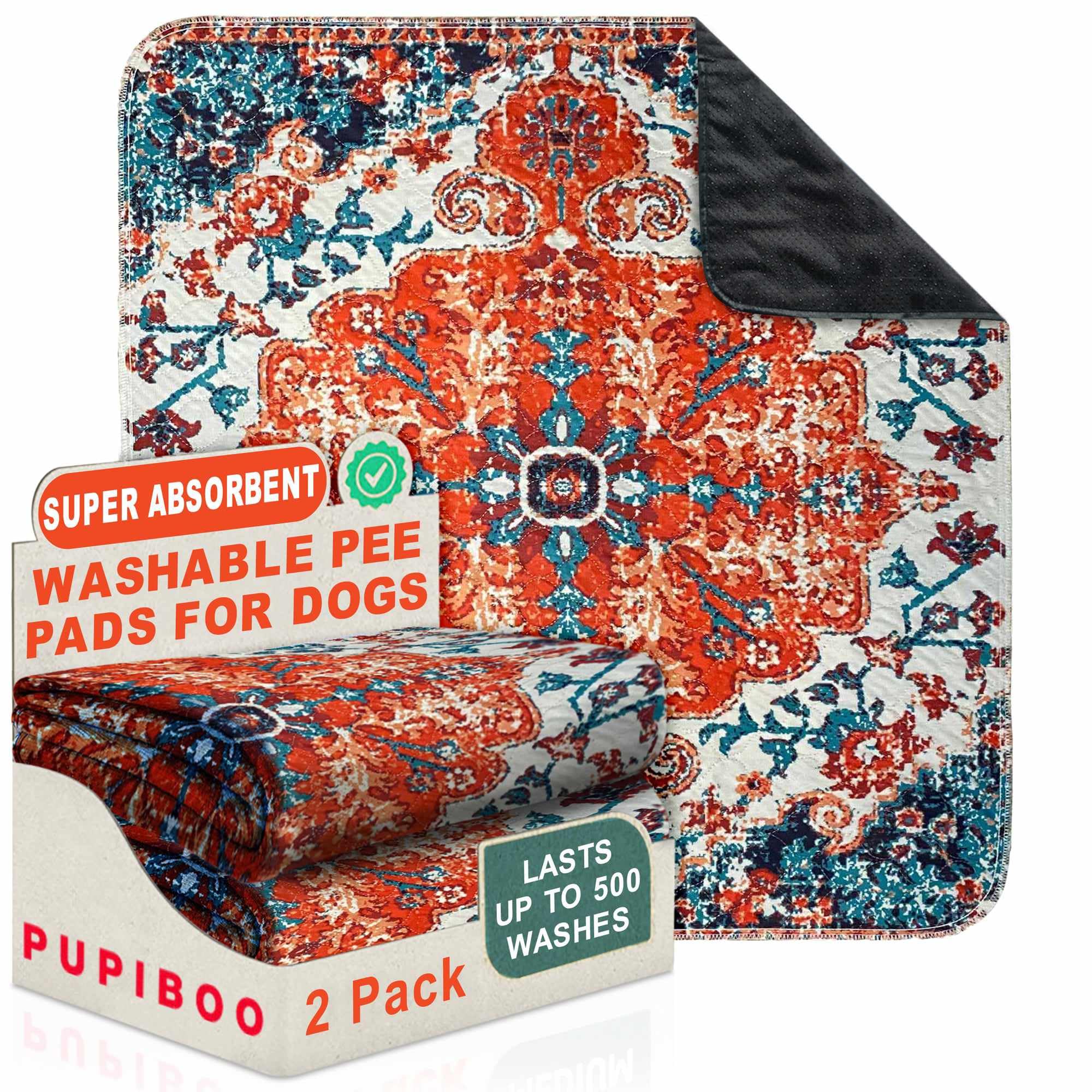 PUPIBOO almohadillas lavables para perros e impermeables, protegen suelos durante el entrenamiento.