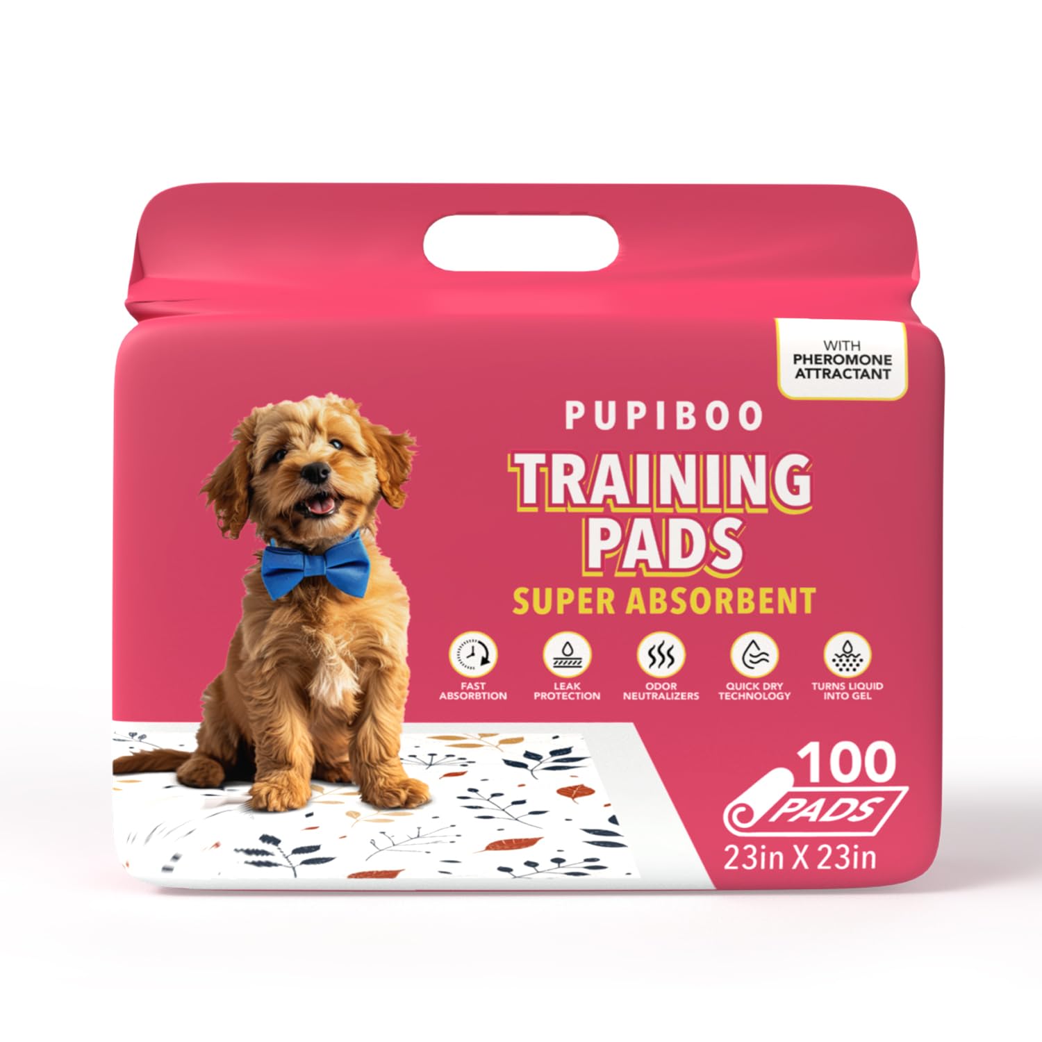 Pupiboo, núcleo de gel rápido, mantiene la superficie seca.