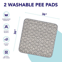 PUPIBOO pad con diseños coloridos para combinar con la decoración del hogar.