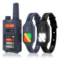 PUPKIDS collar entrenador para dos perros, alcance de hasta 4200 pies.