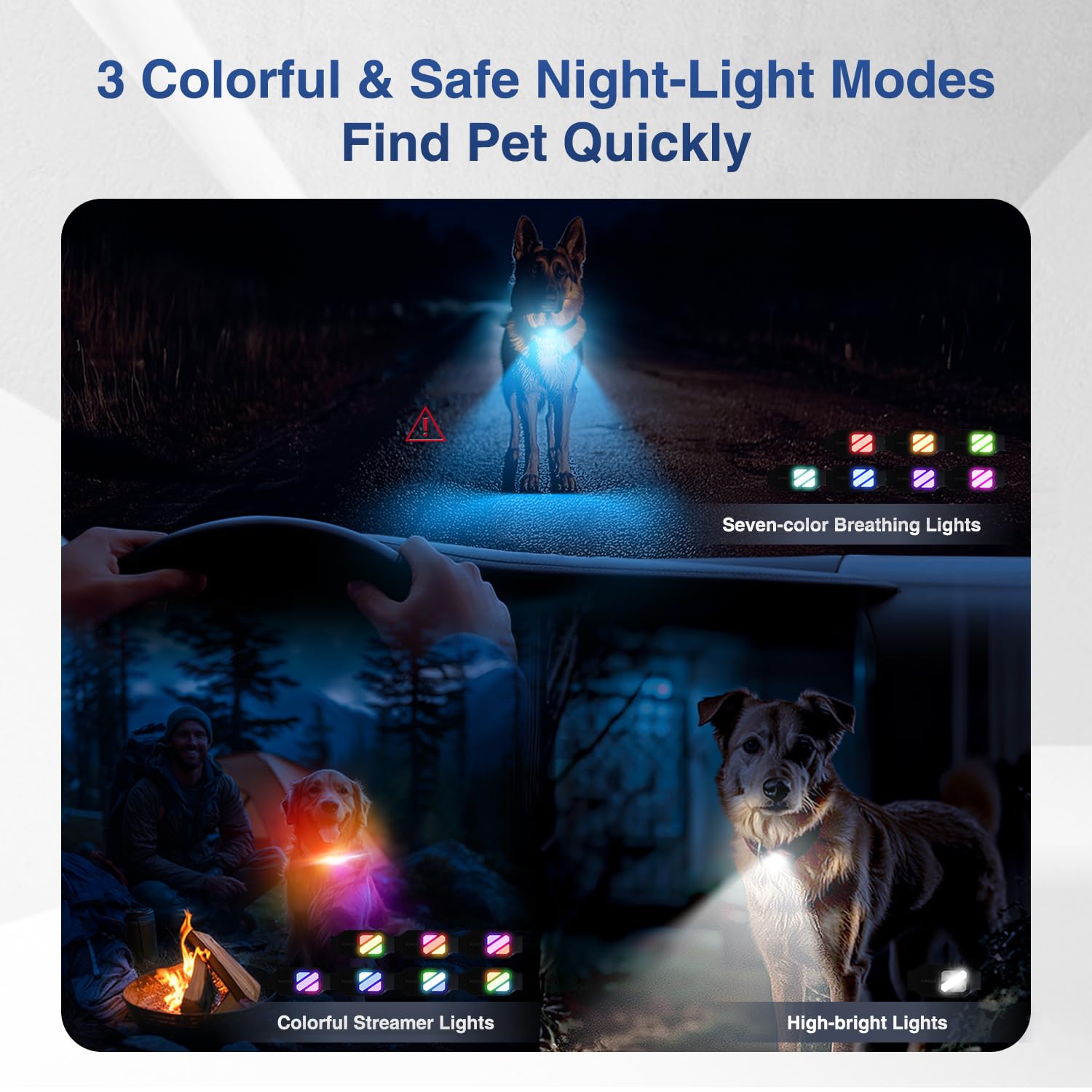 Control remoto de PUPKIDS para dos perros con entrenamiento sincronizado.