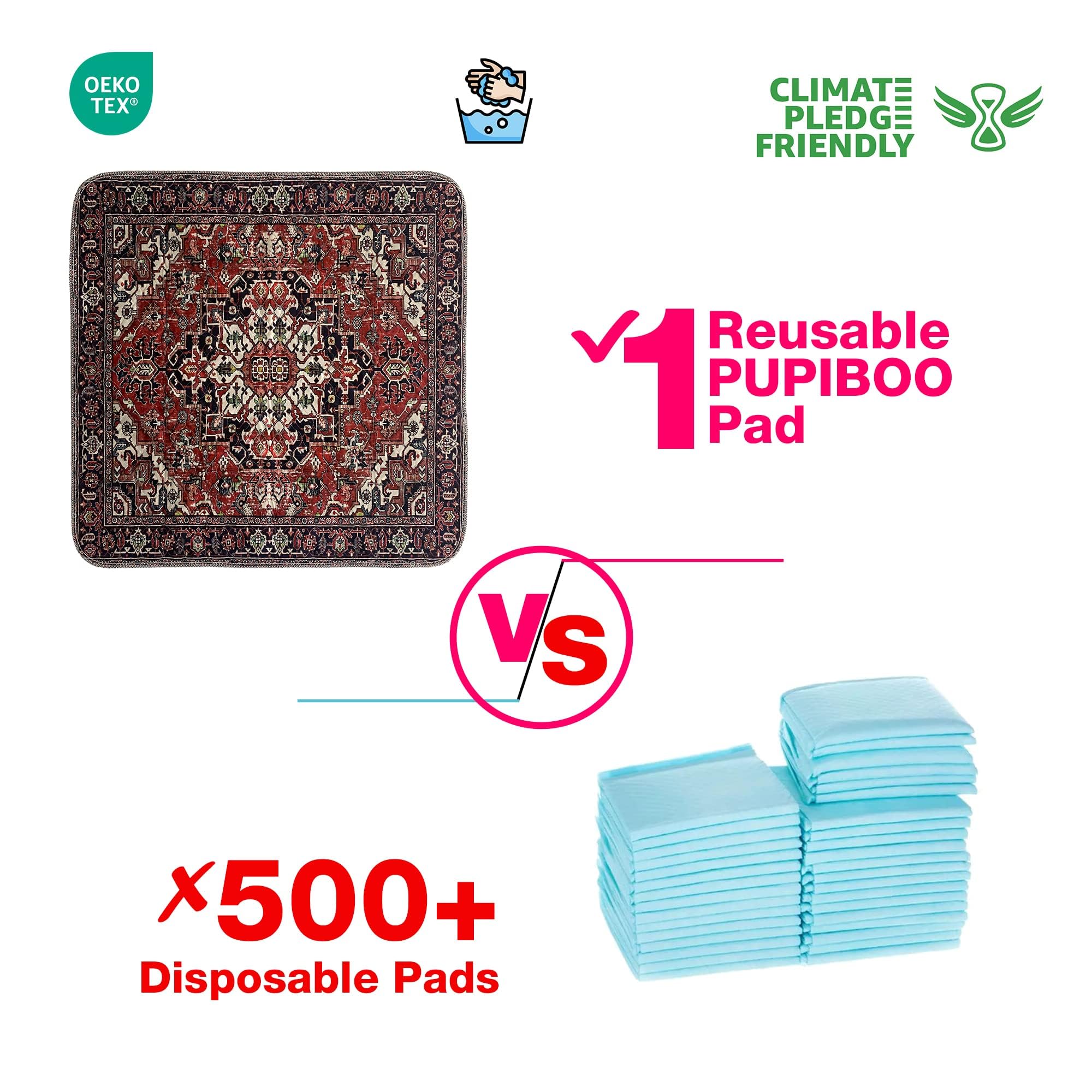 PUPIBOO: tamaño generoso para mayor cobertura