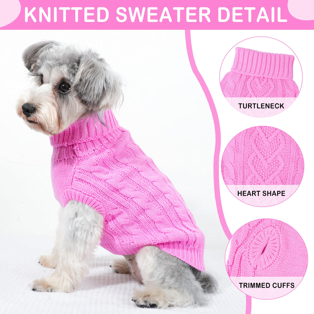 Diseño con corazón, suéter Puppishy para perros pequeños, ideal para salidas con estilo.