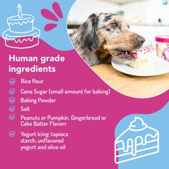 Puppy Cake: preparación rápida en 2 minutos para la fiesta del perro.