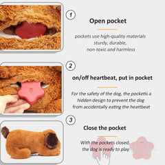 PUPPY KNOW Peluche lavable a máquina para limpieza fácil