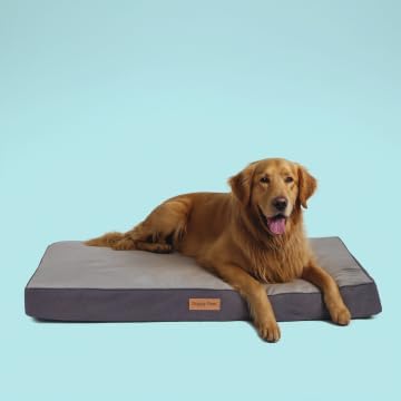 Cama ortopédica PUPPY PAW con espuma de memoria para perros extragrandes, soporte para articulaciones