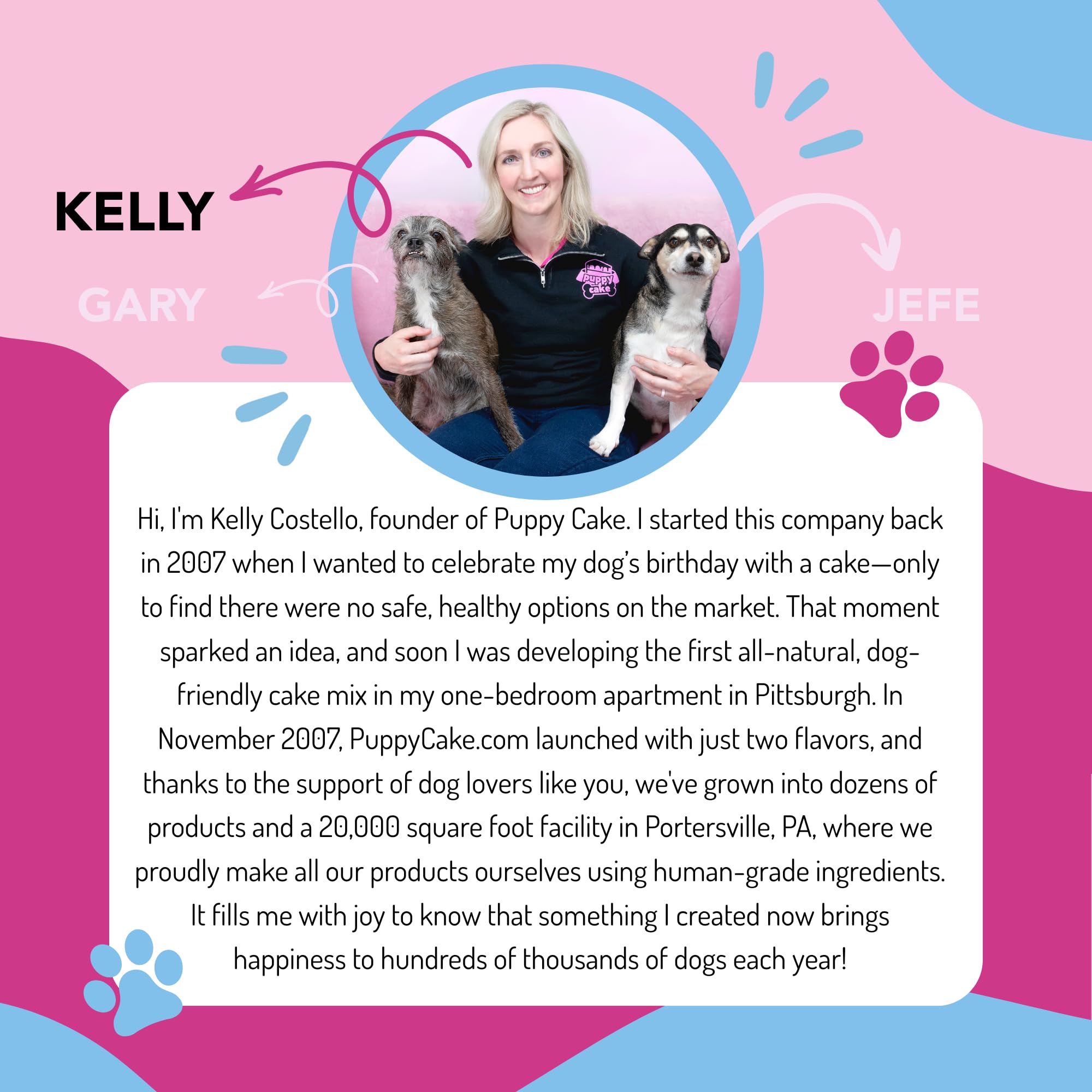 Puppy Scoops: hecho en Estados Unidos con ingredientes confiables.