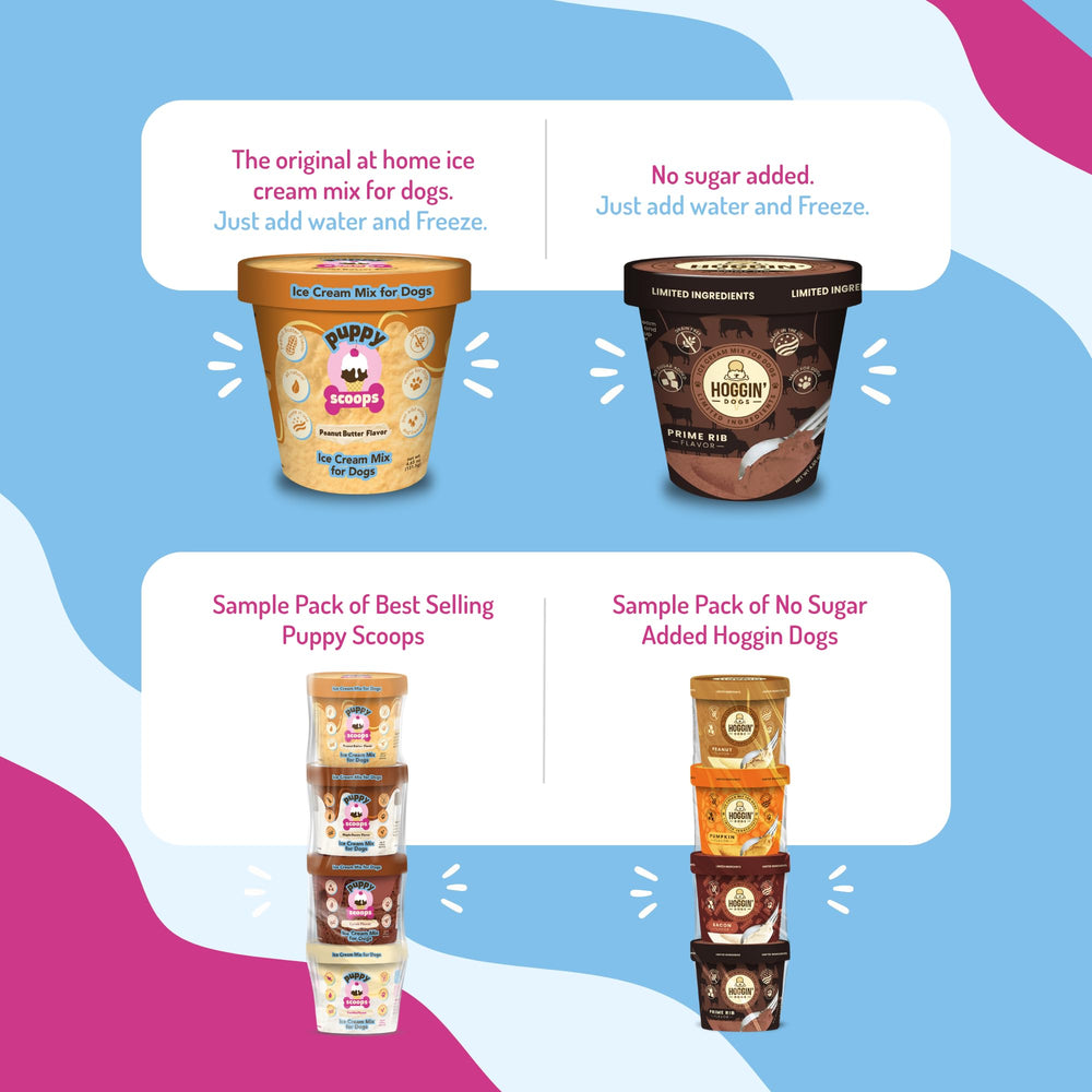 Puppy Scoops: paletas para perros para días de verano refrescantes.