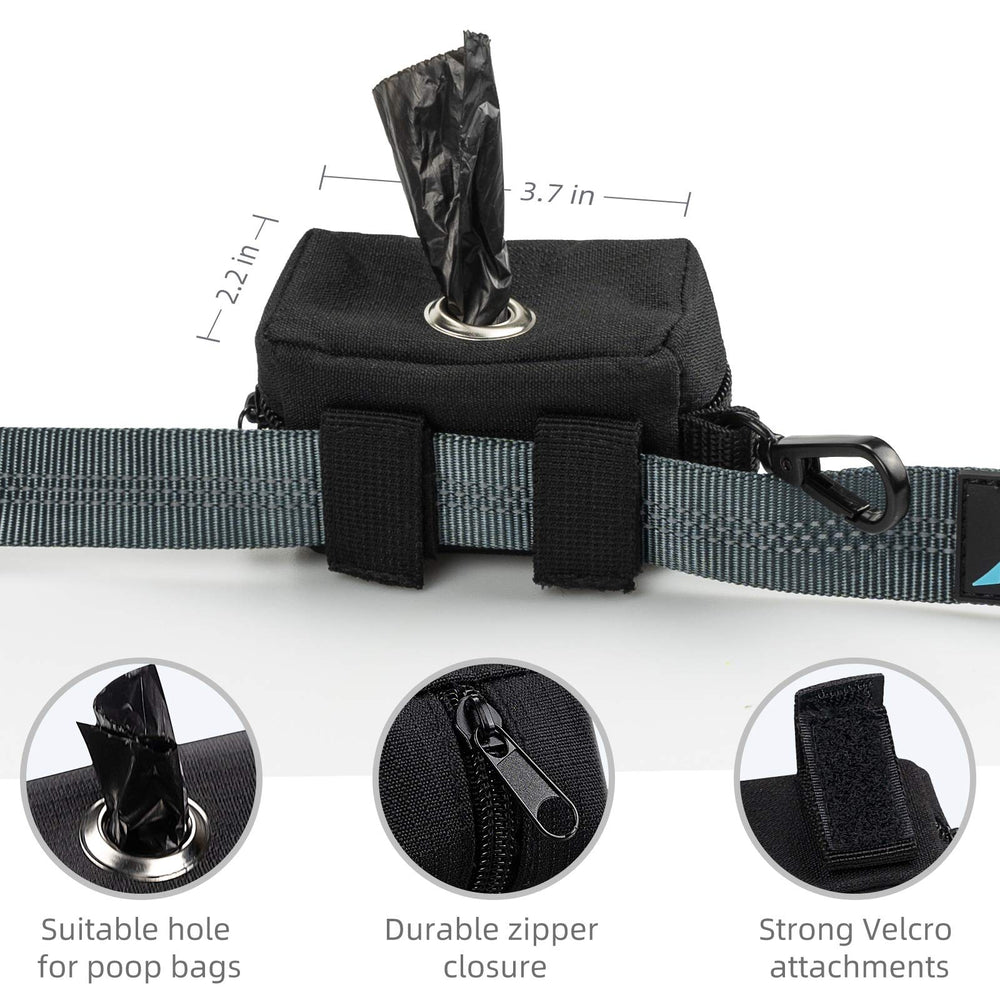 PuppyDoggy costura reflectiva aumenta visibilidad nocturna para paseos seguros.
