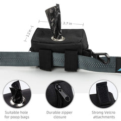 PuppyDoggy costura reflectiva aumenta visibilidad nocturna para paseos seguros.