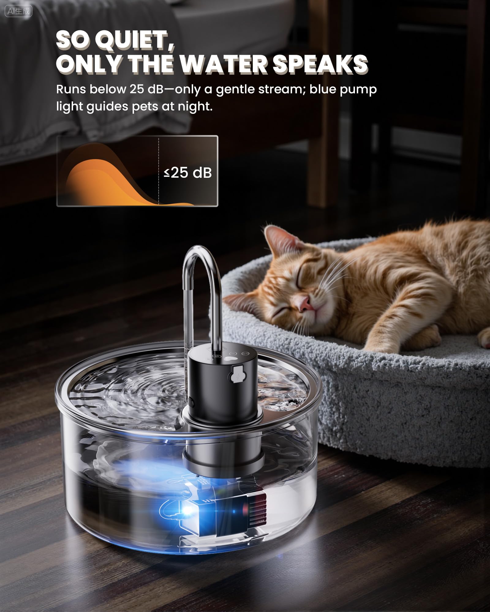 Diseño de vidrio elegante que se integra en cualquier hogar.