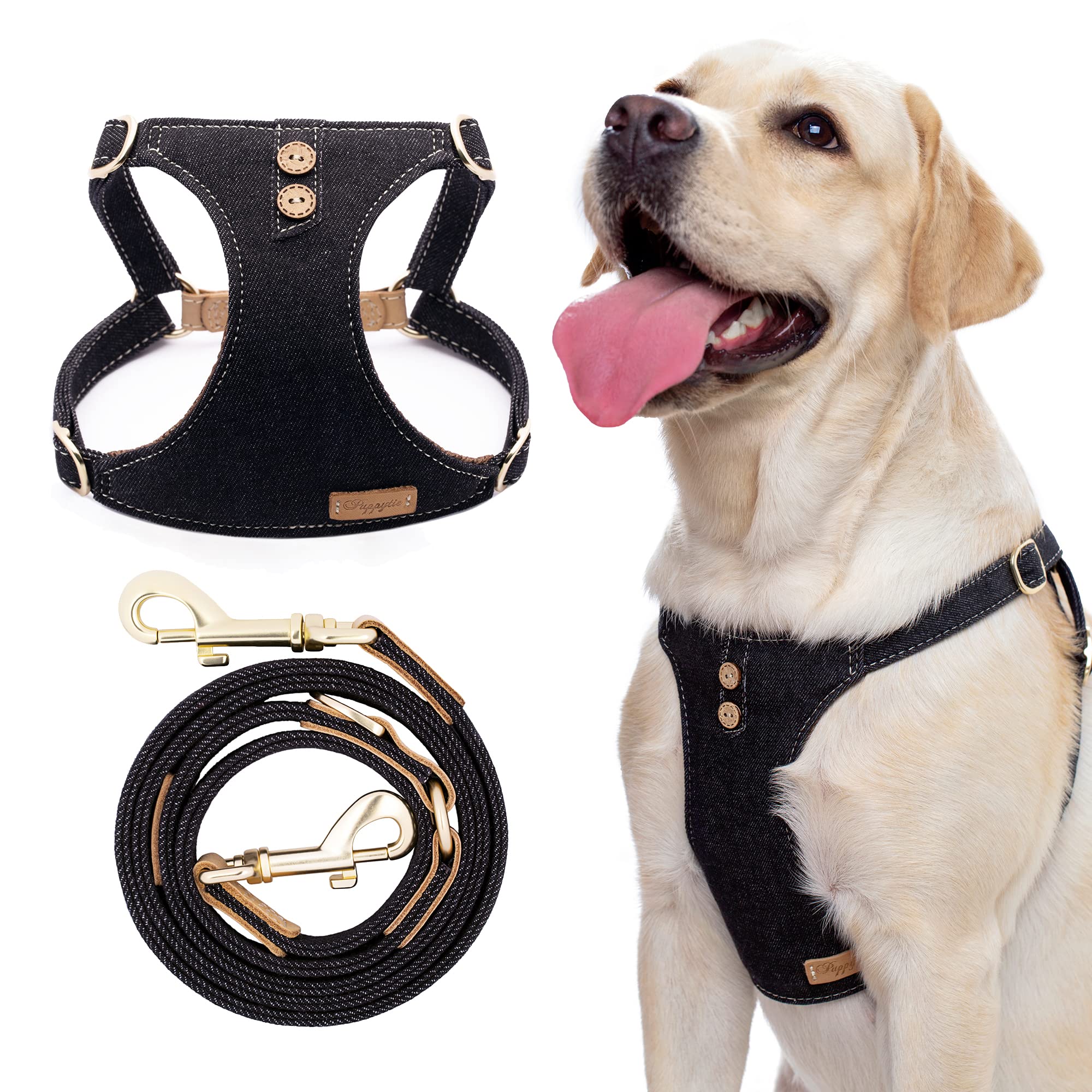 Puppytie arnés ajustable para perros grandes, control cómodo durante paseos