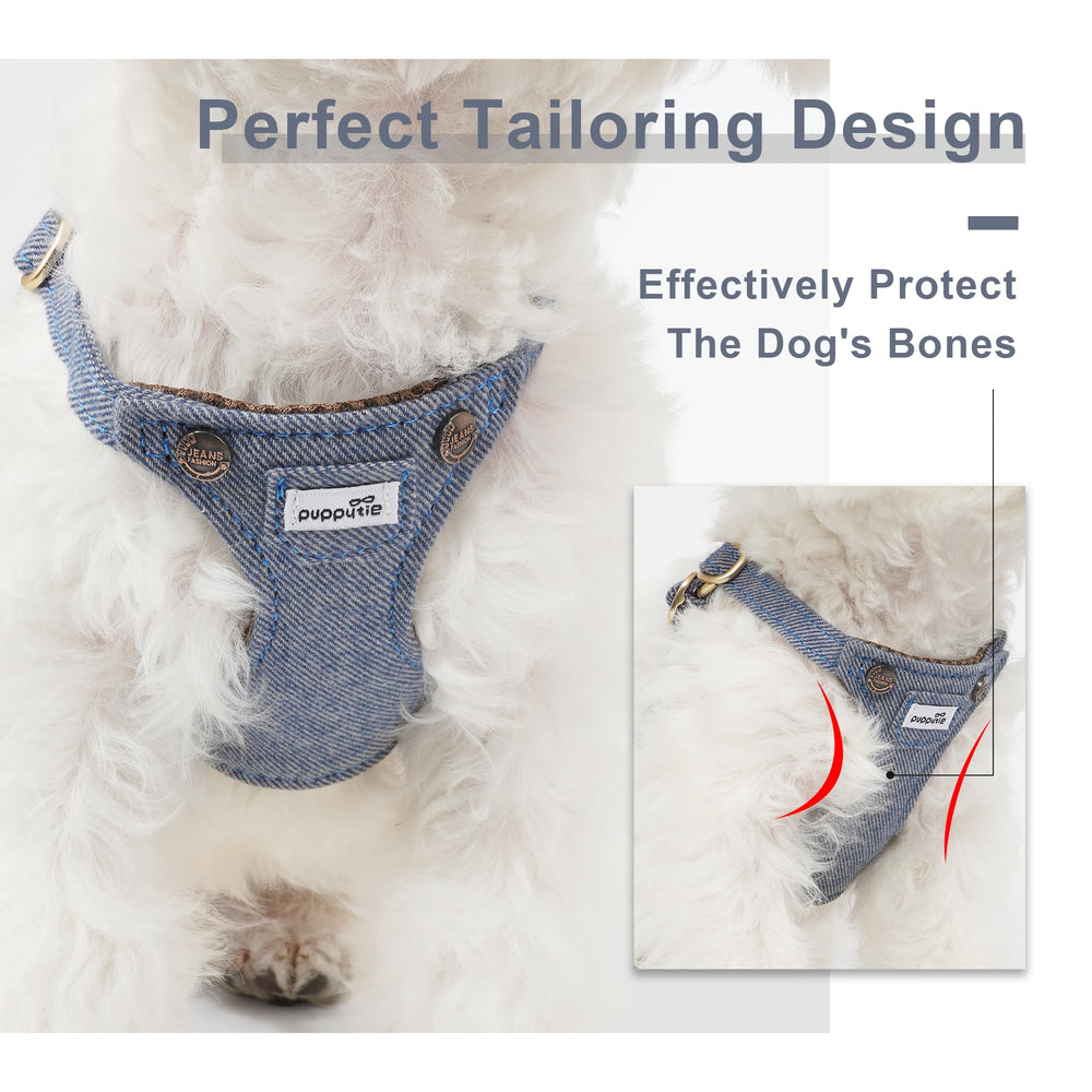 Puppytie arnés con ajuste patentado para un ajuste perfecto.