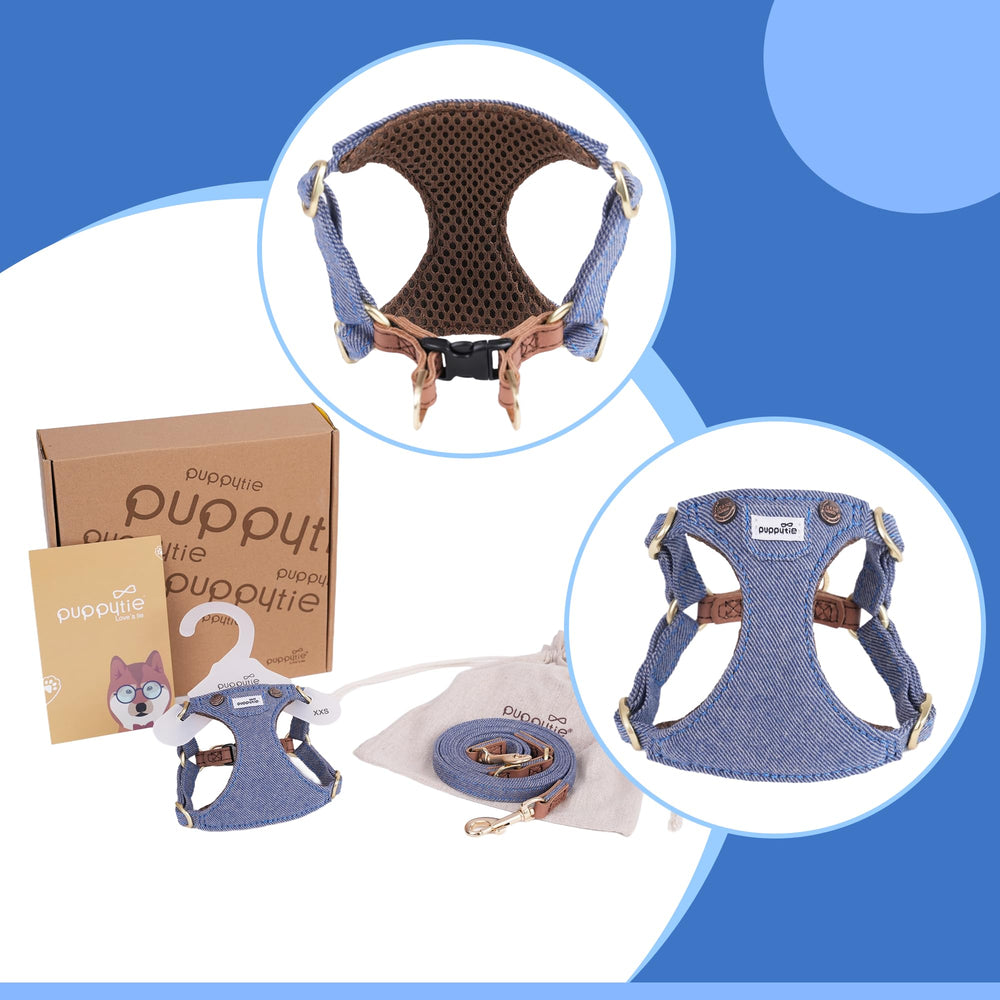 Puppytie arnés con correa multifuncional para dos perros.